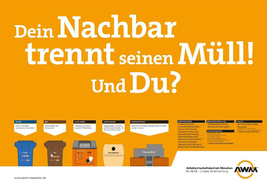 Hinweis zur Mülltrennung