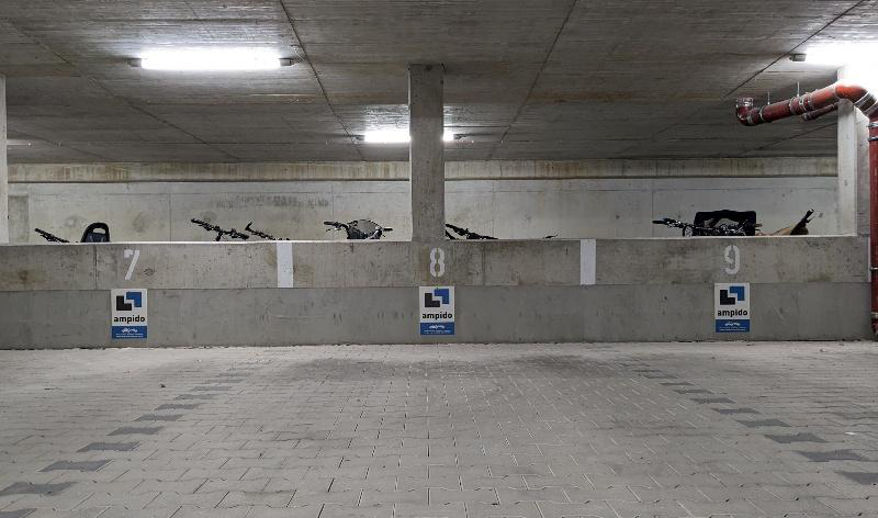 Gästeparkplätze in der Tiefgarage